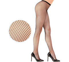 Schwarze Netzstrumpfhose für Damen