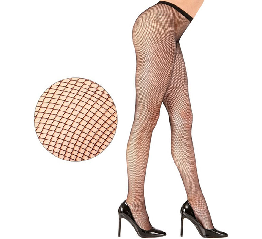 Translation missing: de.Pantys negros de Rejilla para mujer