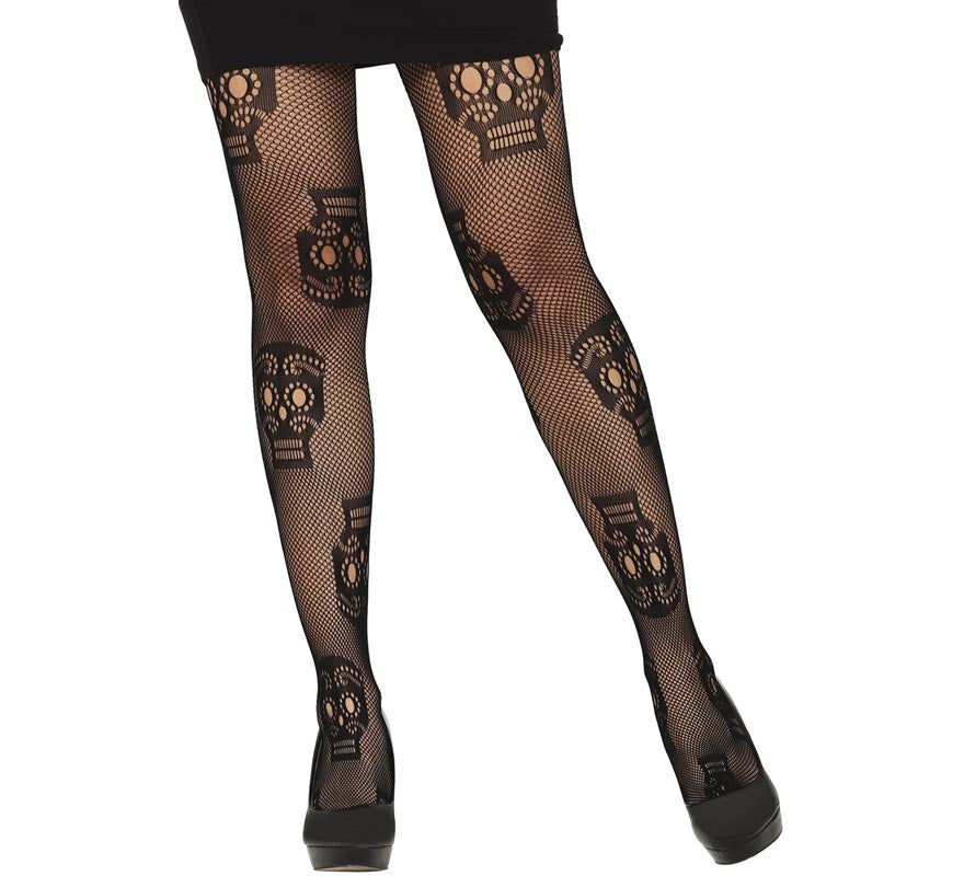 Translation missing: de.Pantys Rejilla de Calaveras para mujer