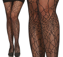 Spinnennetz-Strumpfhose für Damen