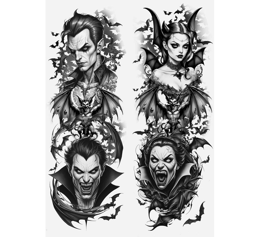 Translation missing: de.Pantys Vampiros con efecto Tatuaje