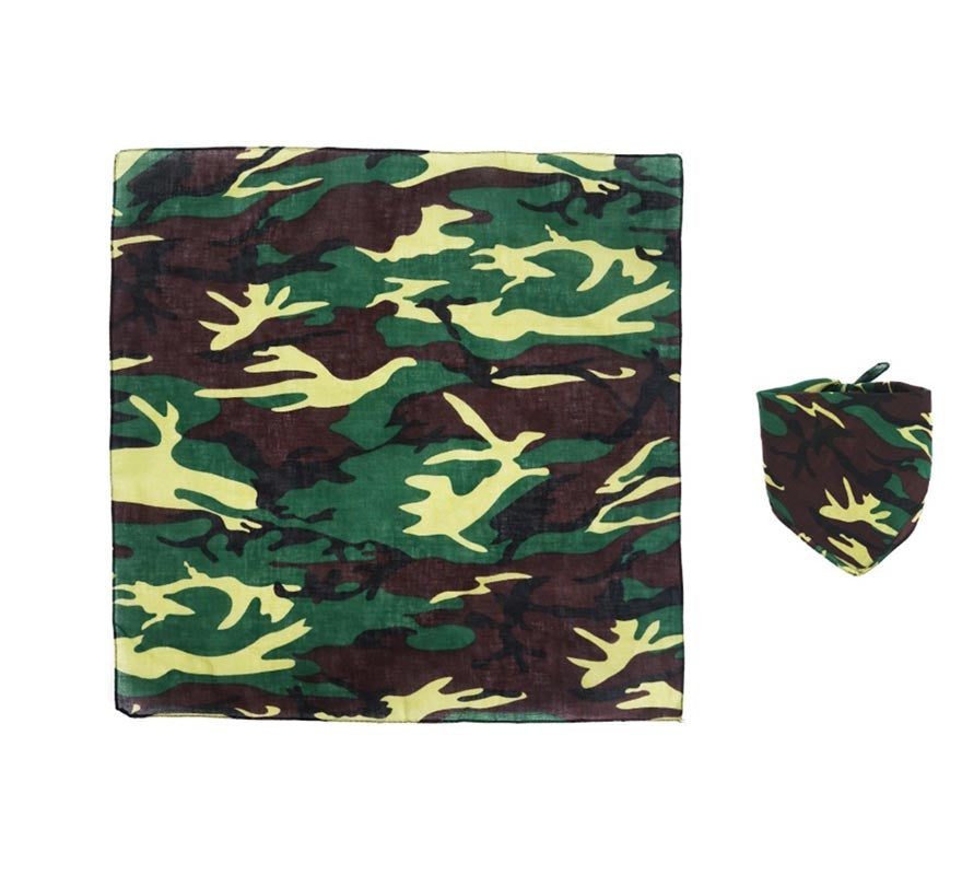 Translation missing: es.Pañuelo Camuflaje de 54x54 cm