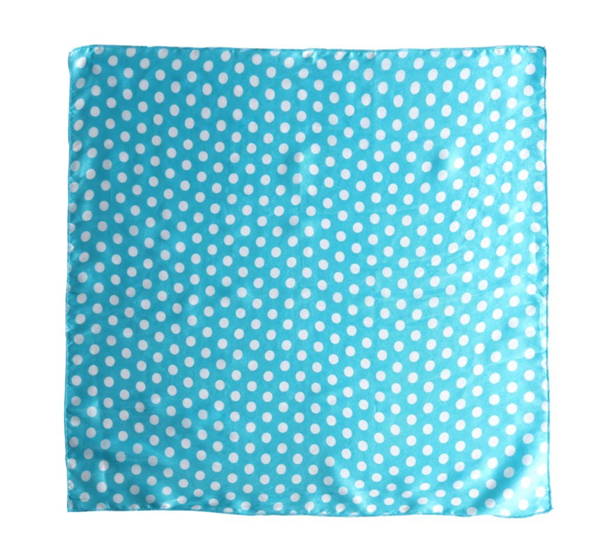 Translation missing: de.Pañuelo con lunares blancos de 50x50 cm en varios colores