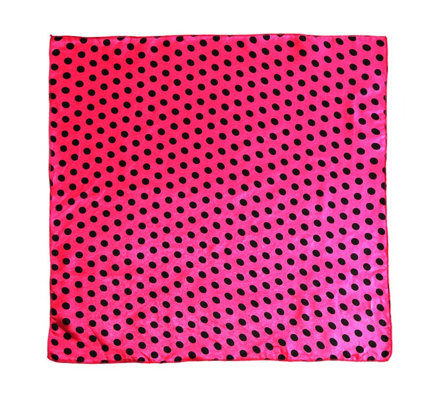 Translation missing: de.Pañuelo con lunares negros de 50x50 cm en varios colores