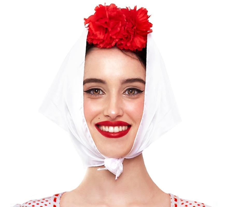 Translation missing: de.Pañuelo de Chulapa o Madrileña sin flores en varios colores de 87x38 cm
