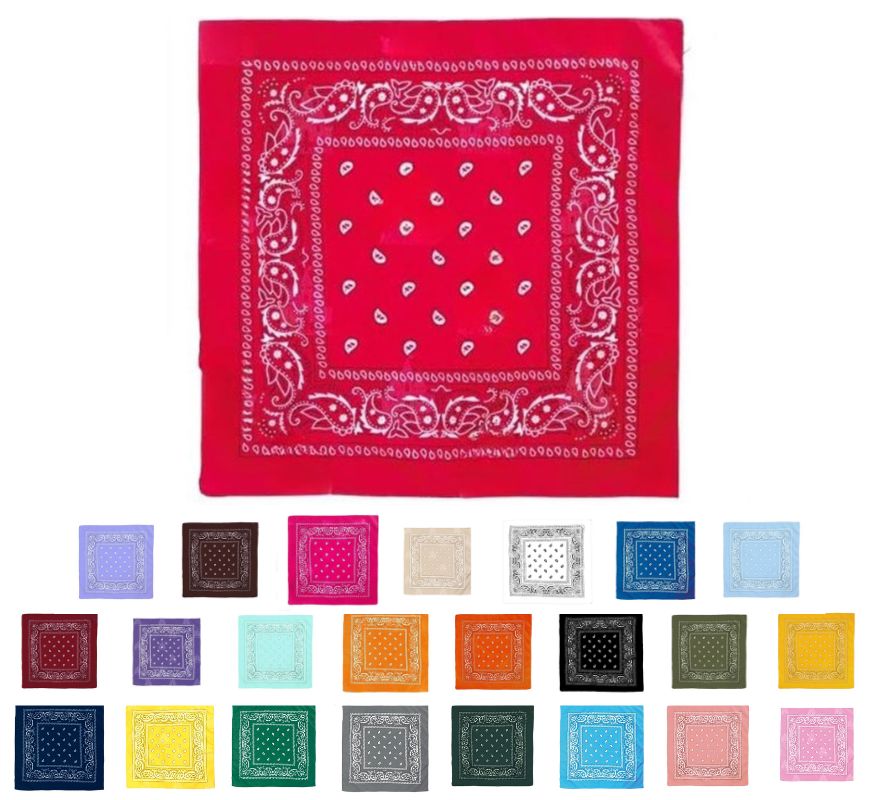 Translation missing: de.Pañuelo Paisley de 54x54 cm en varios colores