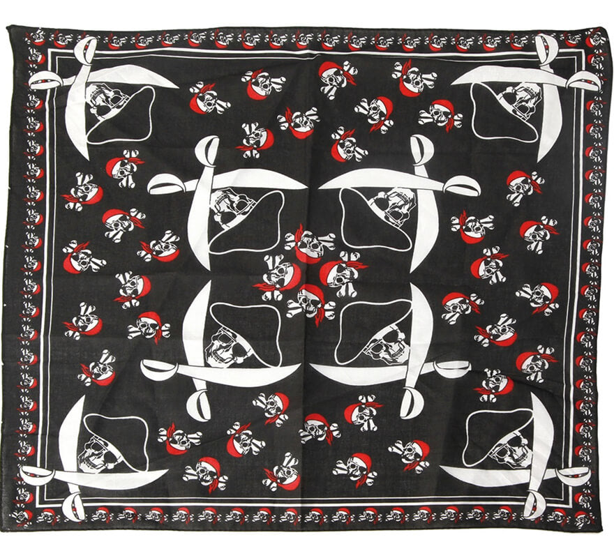 Pañuelo Pirata de 50x50 cm