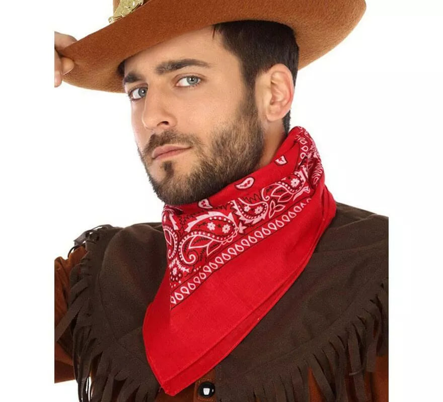 Translation missing: de.Pañuelo Rojo de Vaquero 55x55 cm