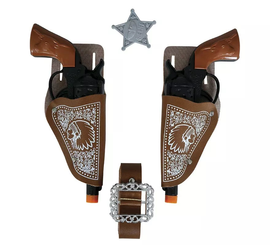 Translation missing: de.Par de Cartucheras con 2 Pistola de 20 cm
