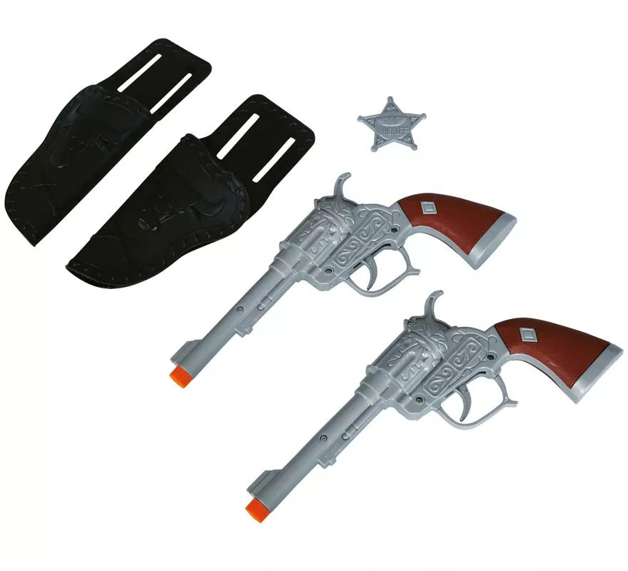 Translation missing: de.Par de Cartucheras con 2 Pistola de 24 cm