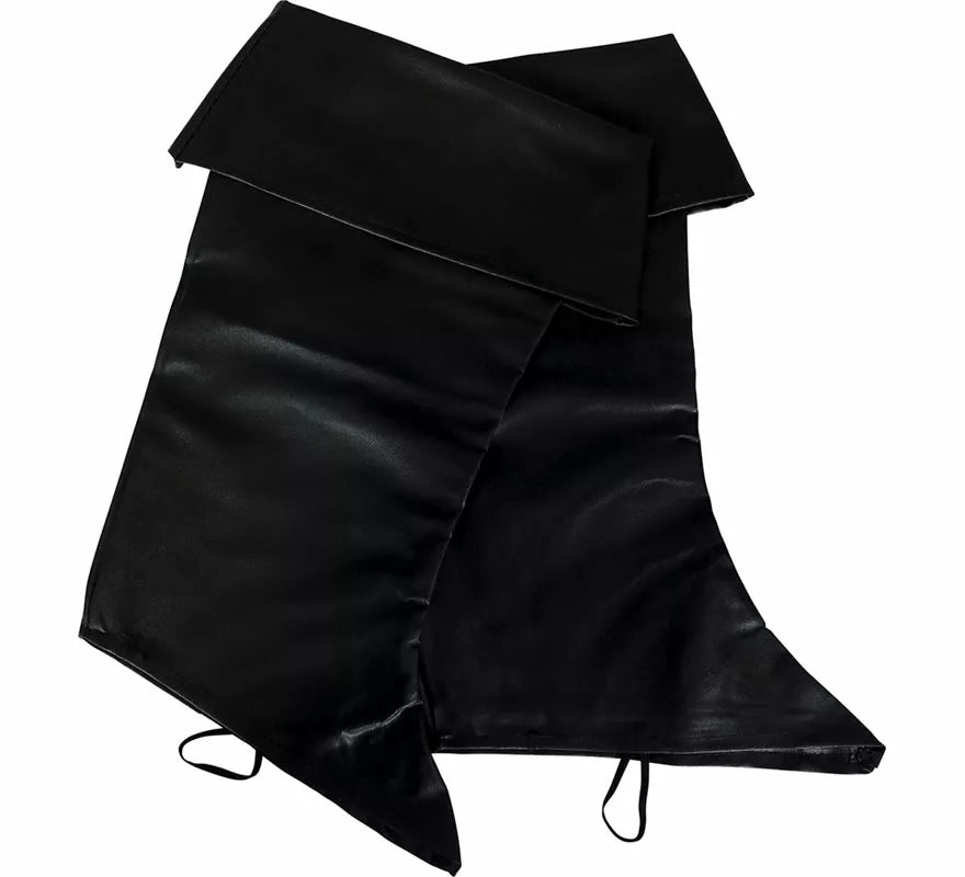 Par de Cubrebotas negras de 50 cm infantil