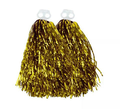 Große Cheerleader-Pompons mit Fingergriff, bunt