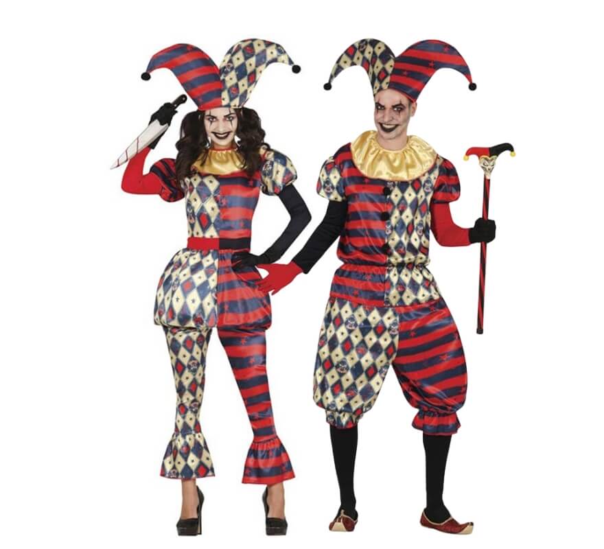 Harlekinpaar mit Rautenmuster