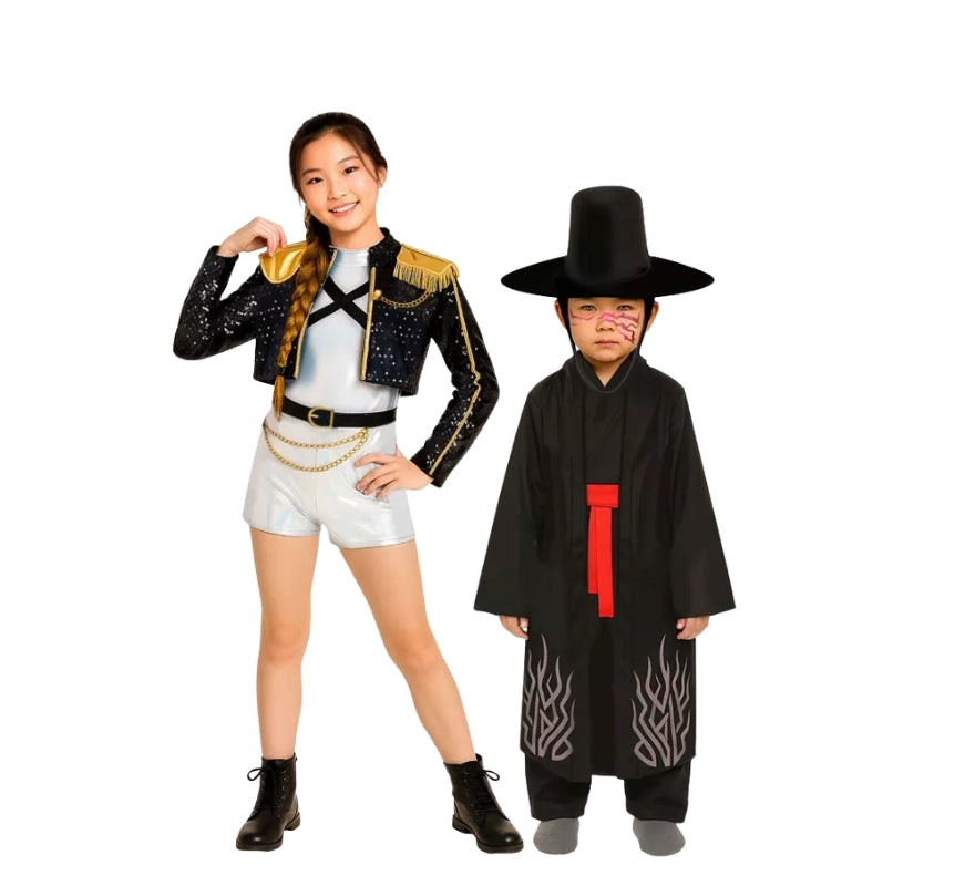 Translation missing: de.Pareja de cantante golden y demonio infantil