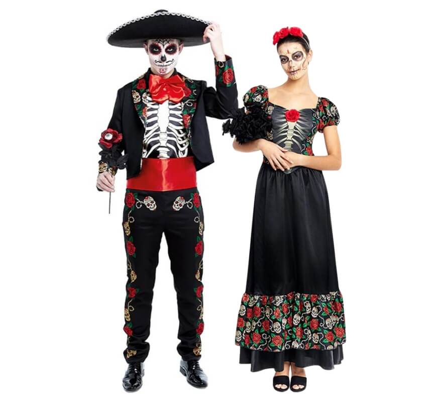 Translation missing: de.Pareja de Catrin y Catrina con rosas