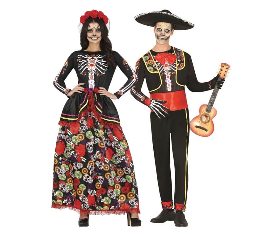 Catrina- und Catrin-Paar mit Mustern
