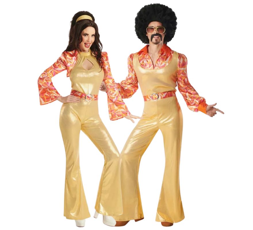 Translation missing: de.Pareja de disco dorado años 70