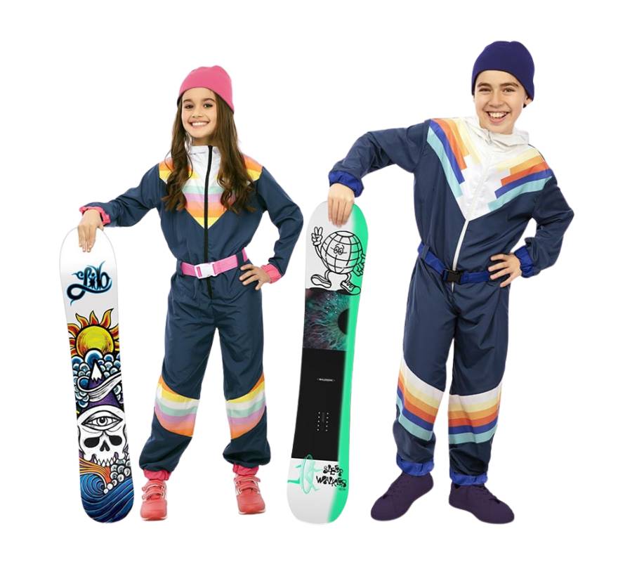 Translation missing: de.Pareja de esquiadores infantil