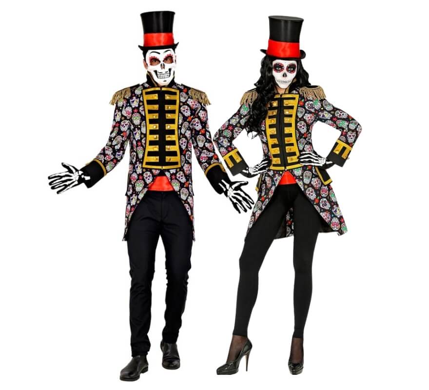 Translation missing: de.Pareja de frac Día de los muertos