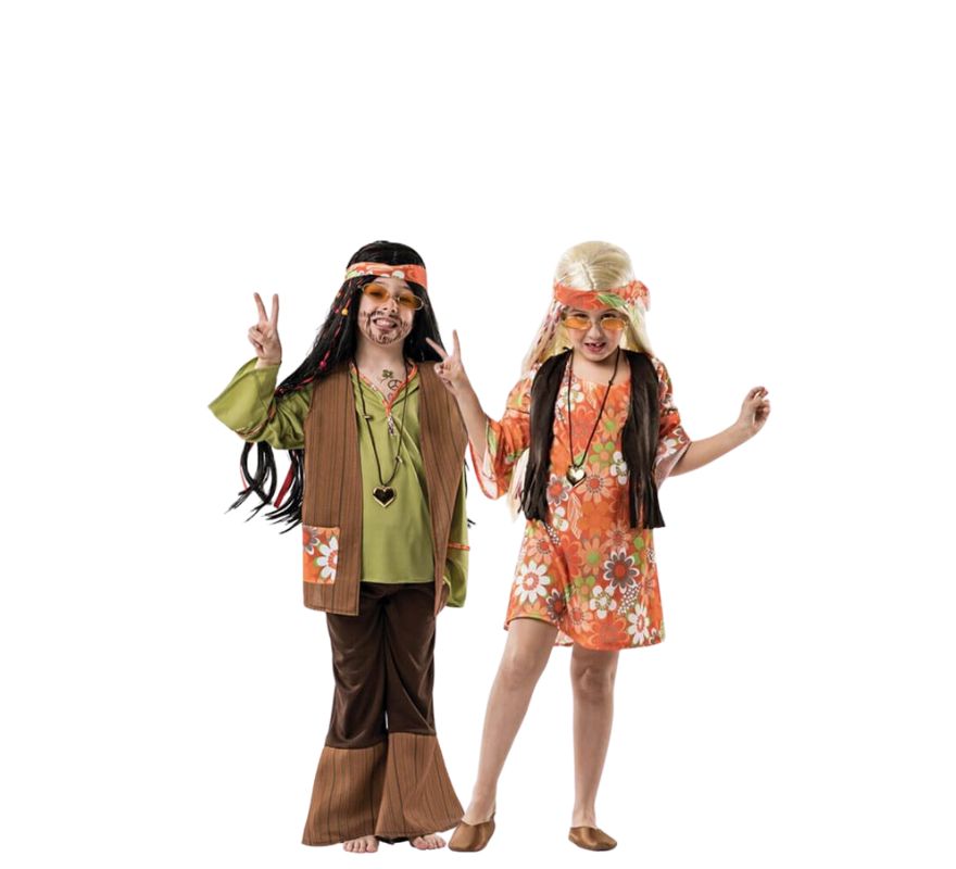 Translation missing: de.Pareja de Hippies con flores