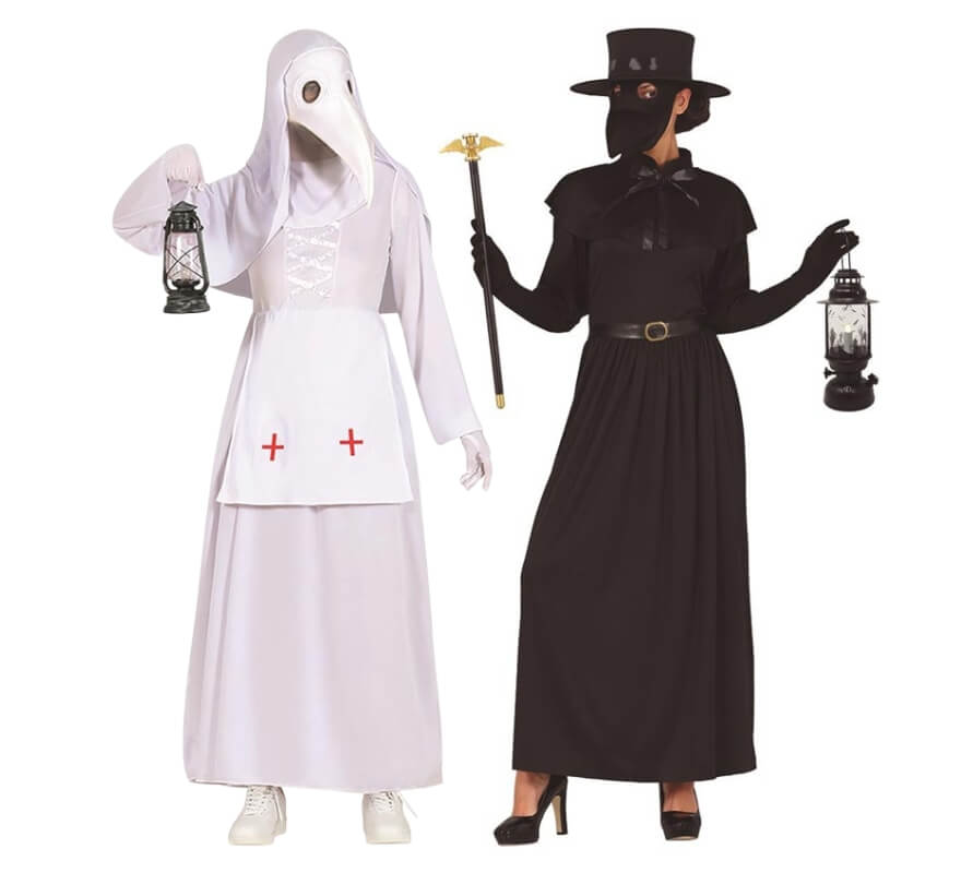 Translation missing: de.Pareja de médica y enfermera de la peste