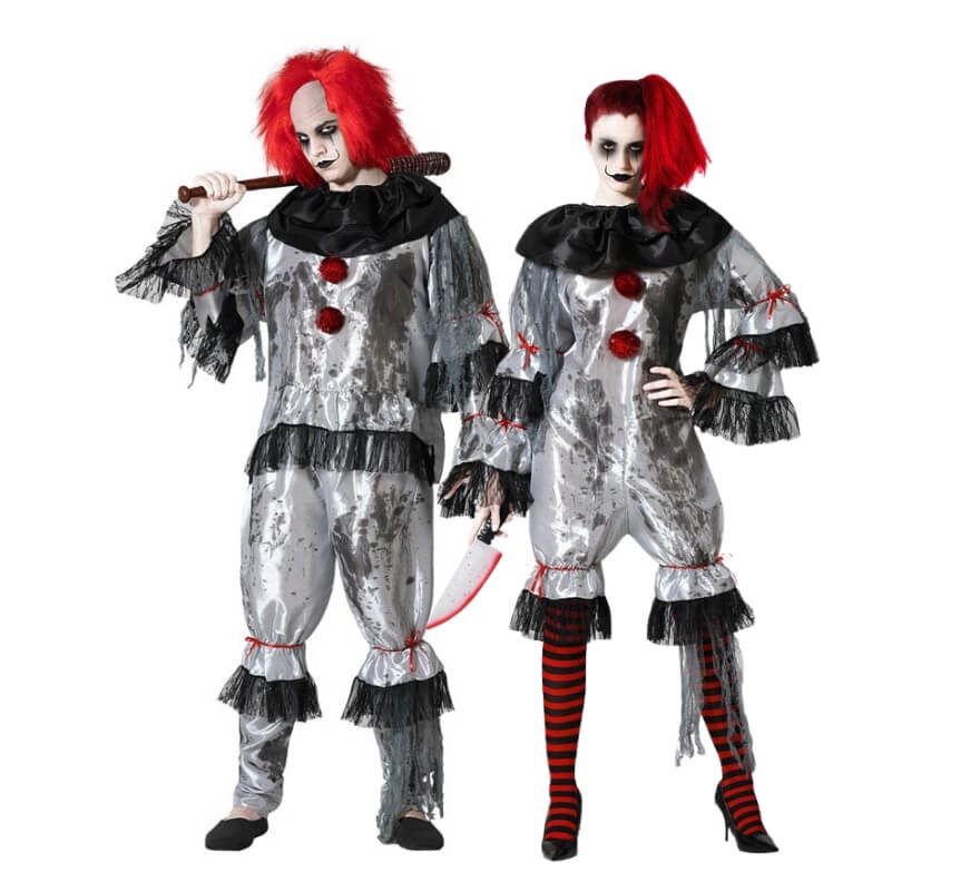 Makabres Clownpaar