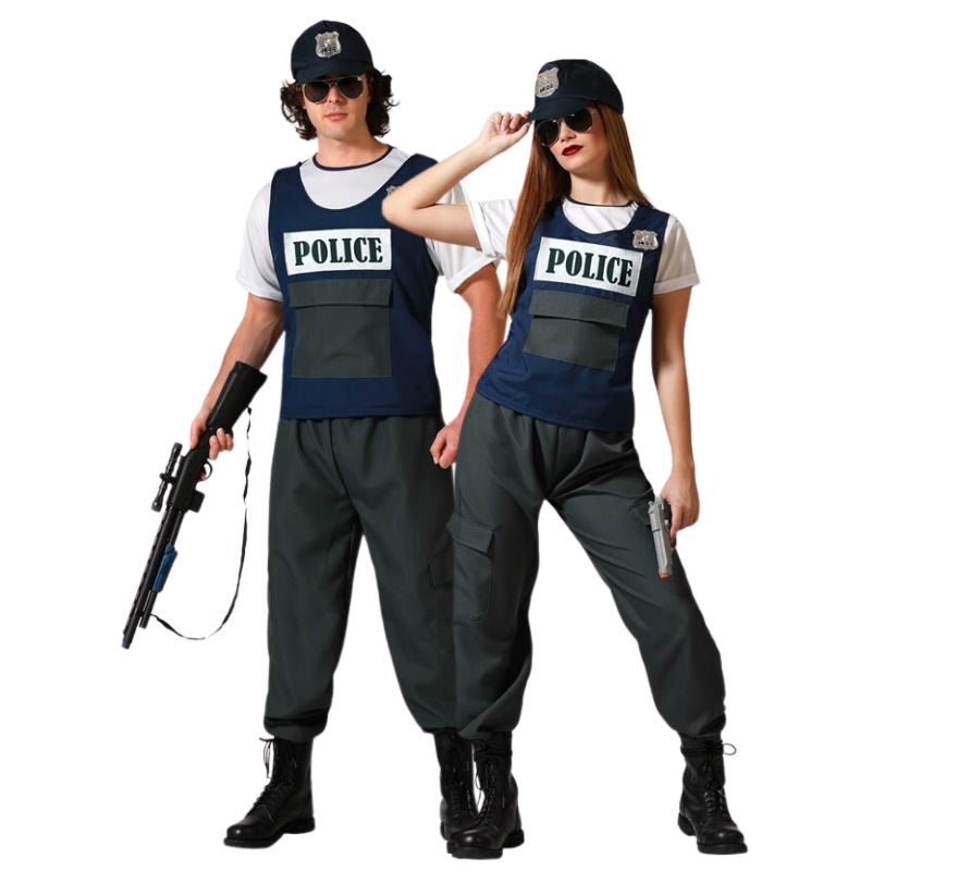Erwachsenes Polizeipaar