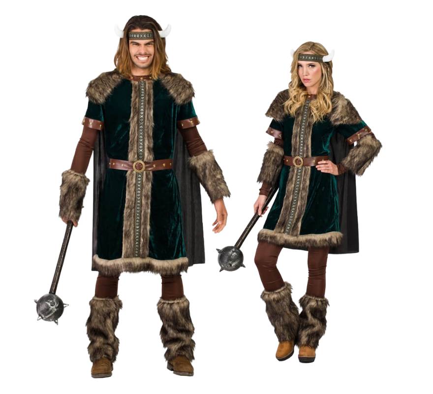 Translation missing: de.Pareja de vikingos verde