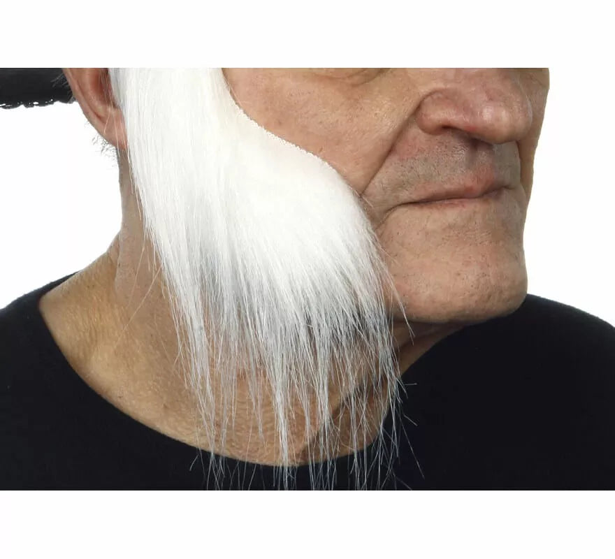 Translation missing: de.Patillas anchas con pelo blanco