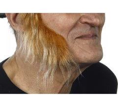 Breite Beine mit graubraunen Haaren