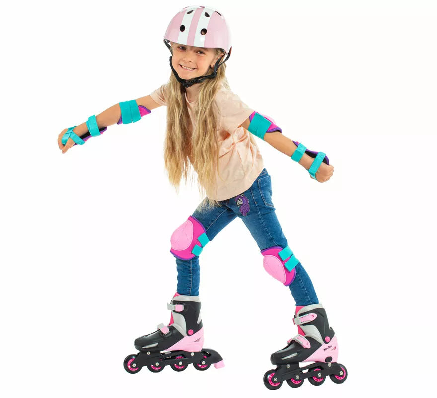 Patines 4 en Línea rosas
