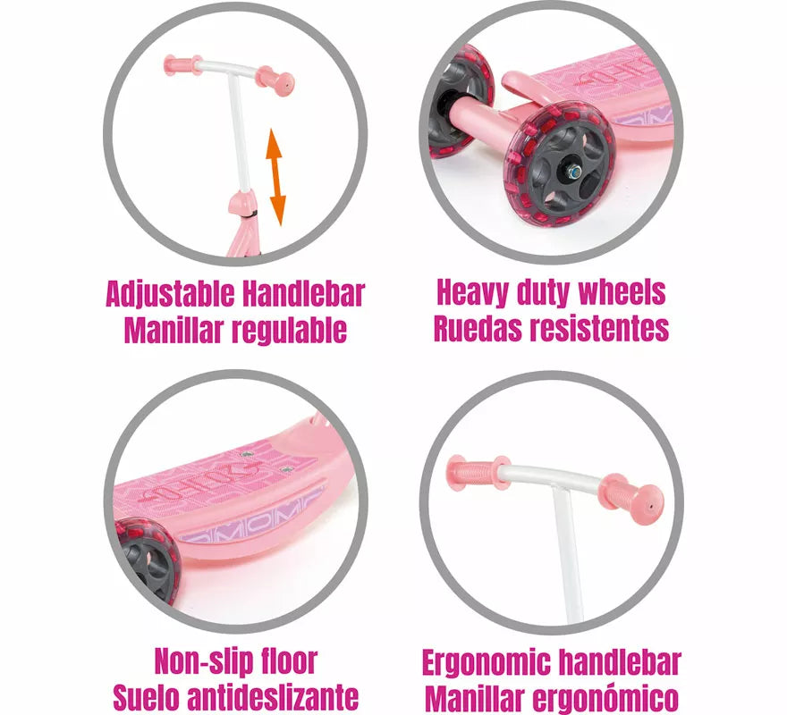 Translation missing: de.Patinete 3 Ruedas rosa
