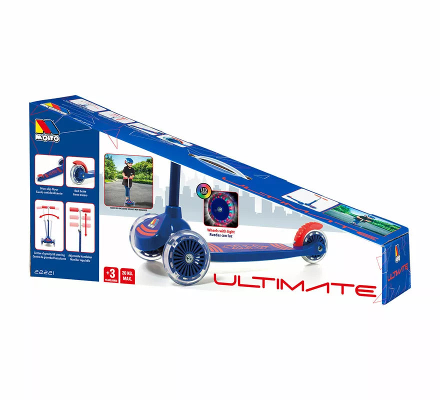 Translation missing: de.Patinete Maxi Scooter con Luces azul