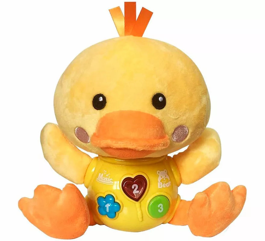 Translation missing: de.Pato Musical de Peluche con Luz y Sonido de 24 cm