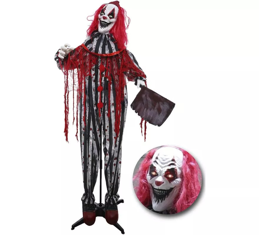 Payaso Asesino Animado 187 cm