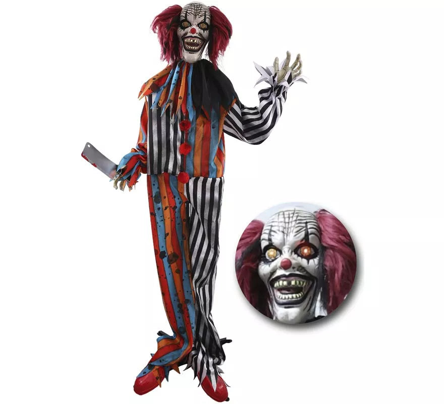 Translation missing: de.Payaso Asesino Animado con Sonido y Movimiento de 170 cm