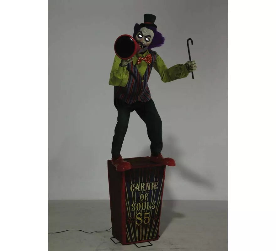 Translation missing: de.Payaso Carnival con luz, sonido y movimiento de 2,15 m