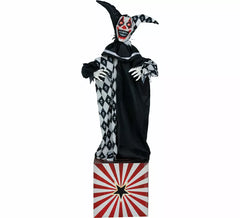 Clown mit Box mit Licht, Ton und Bewegung von 170 cm