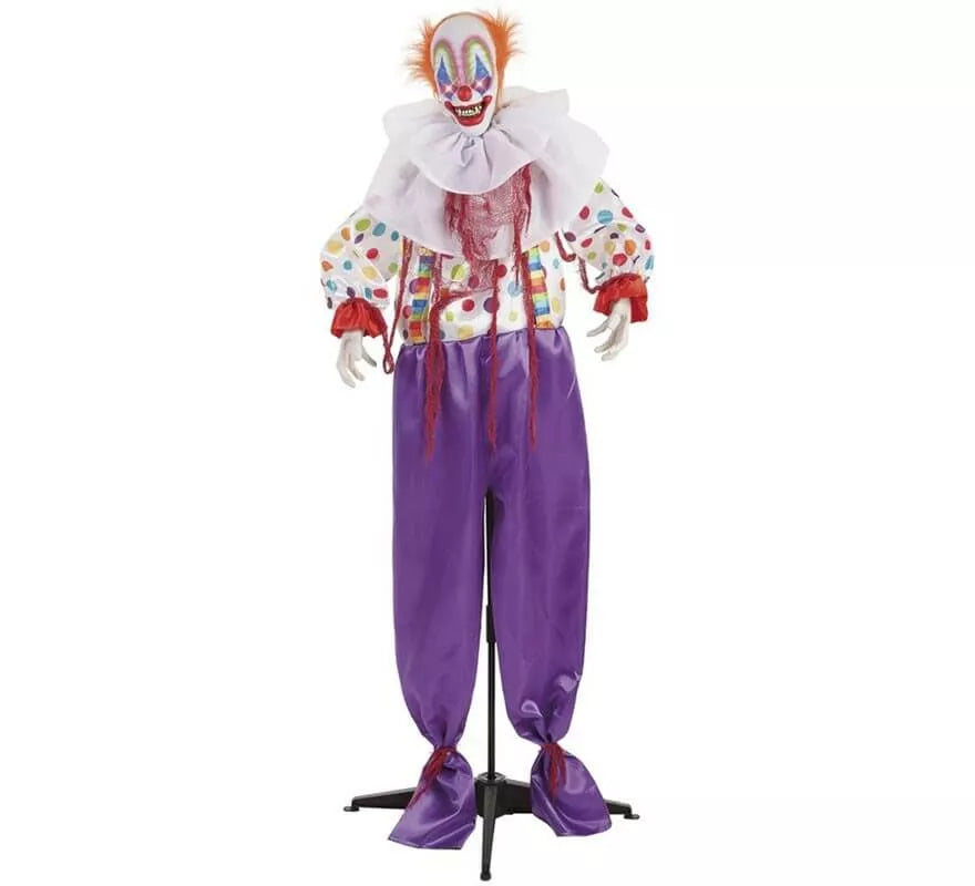 Translation missing: de.Payaso con Topos de 166 cm con sonido y movimiento