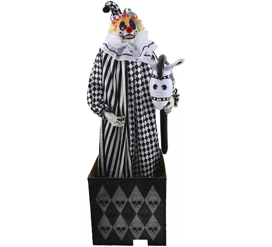 Translation missing: de.Payaso Crazy Animado con Luz, Sonido y Movimiento de 165 cm