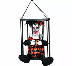 Käfigclown mit Licht, Ton und Bewegung 26,5 cm