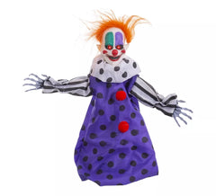 Blauer springender Clown 36x5,5x36 cm