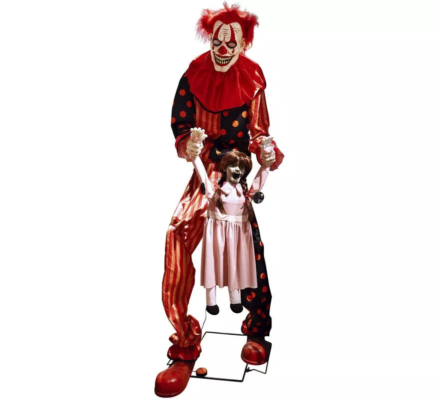 Translation missing: de.Payaso Secuestrador Gigante Animado con Luz Sonido y Movimiento 65x90x220cm