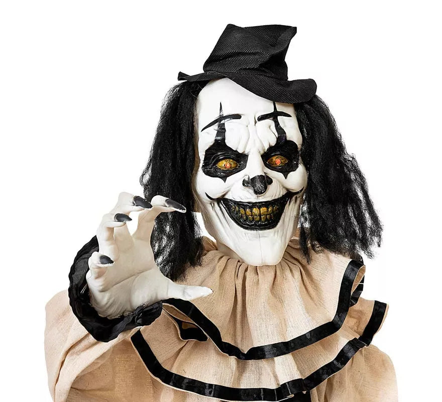 Translation missing: de.Payaso Siniestro beige y negro con base de 105x18x160 cm