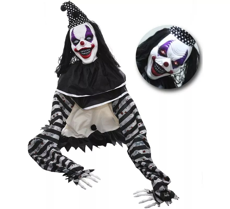 Translation missing: de.Payaso Terrorífico Suelo Animado 107 cm