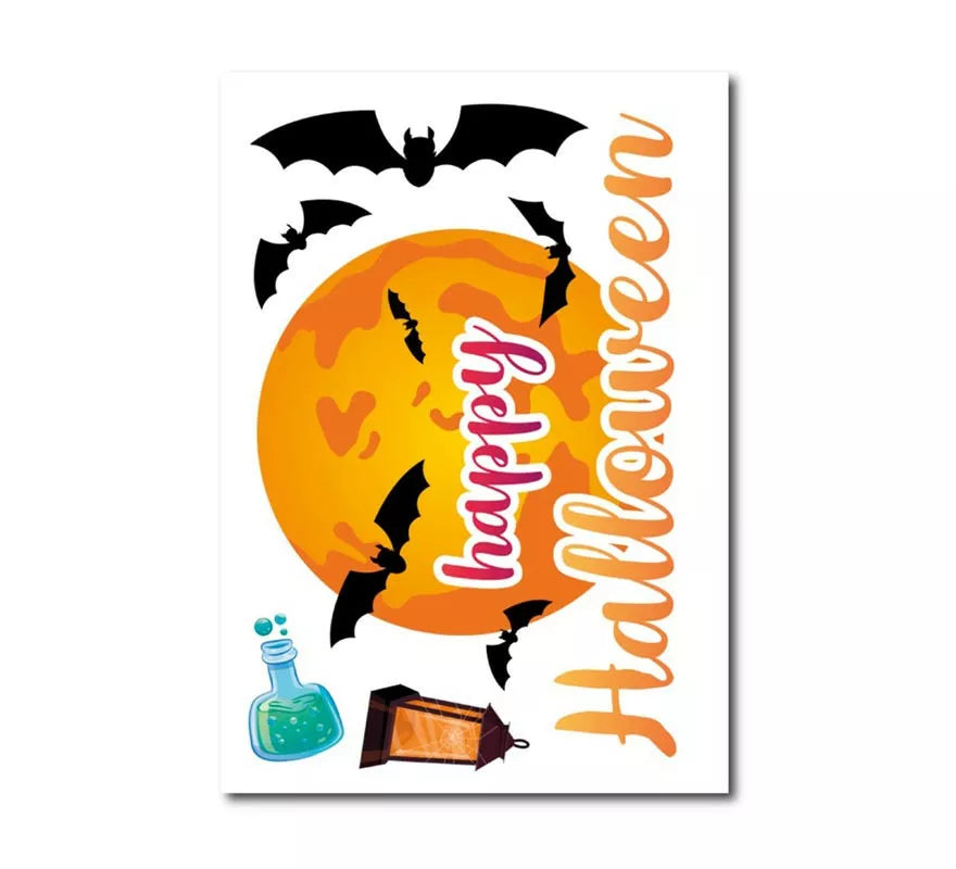 Translation missing: de.Pegatina de Happy Halloween de vinilo de 20x30 cm