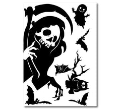 20 x 30 cm großer Vinyl-Aufkleber „Dark Death“.