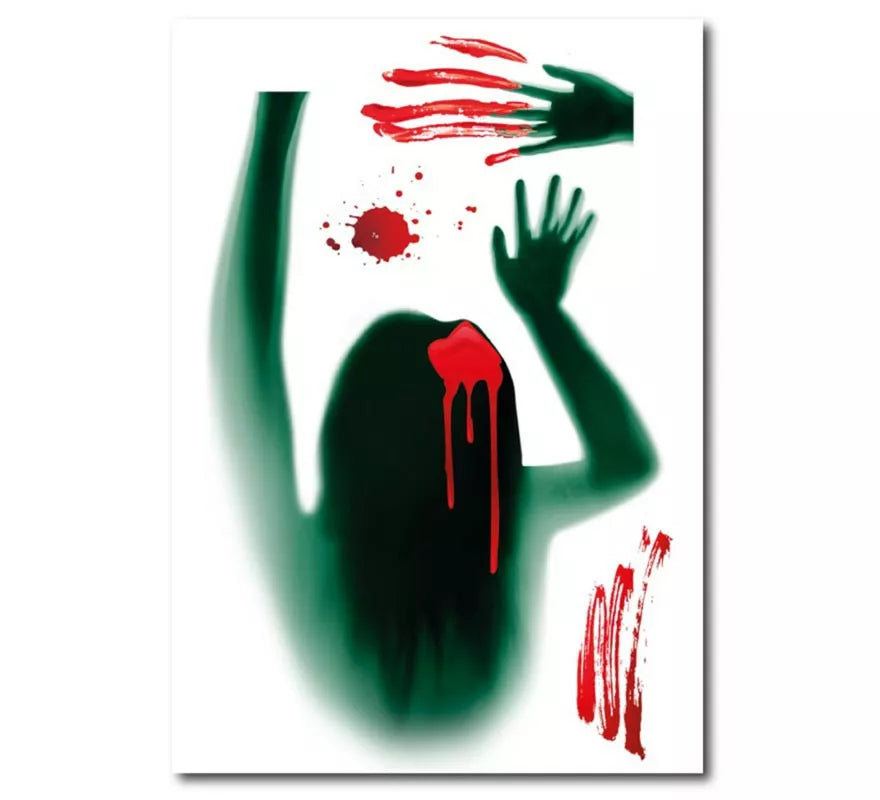 Translation missing: de.Pegatina de Muerte y sangre falsa de vinilo de 20x30 cm
