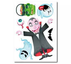 20 x 30 cm großer Vinyl-Vampir-Comic-Aufkleber