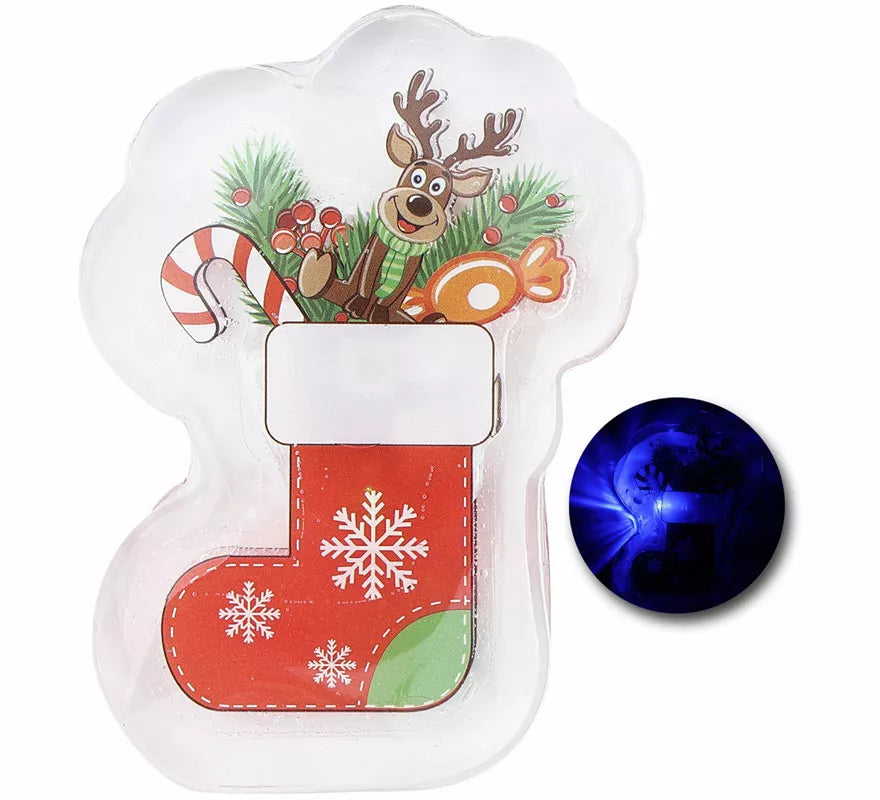 Translation missing: de.Pegatina Gel Led Calcetín Navidad de 10x15 cm